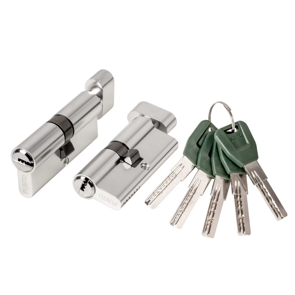 Фото Цилиндровый механизм (A202/110) A2002Knob110(50+10+50) с вертушкой SN никель